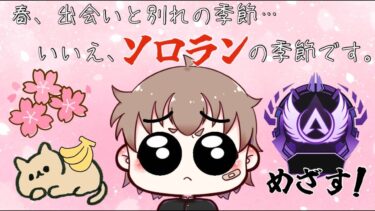 【apex】ソロマスチャレンジ　やべ・・・ゆっくりやってたらあと１週間しかないｗあ　初見さん歓迎【雑談】#apex  #shorts