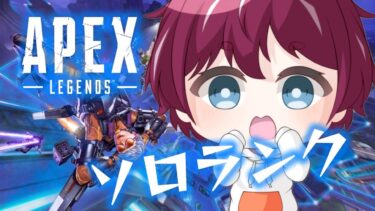 【APEX】　ソロランク！今日は配信２枠ある　【#初見さん大歓迎】