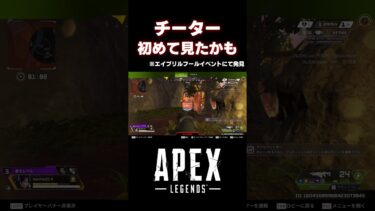 チーターに初めて遭遇！【APEX】【チーター】