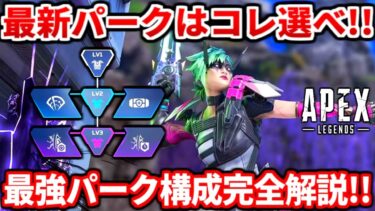 シーズン24スプ2最新最強パーク構成まとめ！最新パークはコレにするべき！【APEX LEGENDS立ち回り解説】