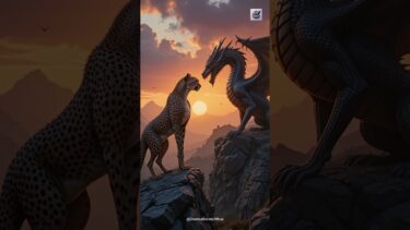 The Cheetah-Dragon Hybrid: Nature’s New Apex Predator #animalfusion #animals #animalhybrid #aiart