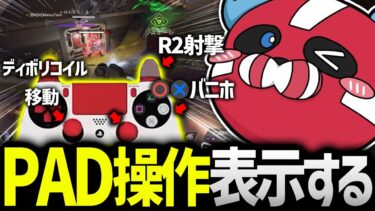 視聴者のためにPAD操作を表示するCHEEKY【CHEEKY切り抜き】