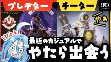 【APEX】最近のカジュアル、プレデターとかチーターとやたら出会うんですけど、燃えますね（？）【ウィングマン縛り2812時間目】