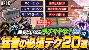 ワンマガ率UP・被弾&ダウン激減・簡単キャラコンetc 撃ち合い勝率が爆上がりするテクニックまとめ！【APEX LEGENDS】#apex